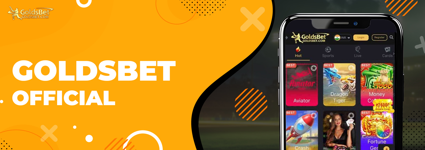 Official page of Goldsbet online casino