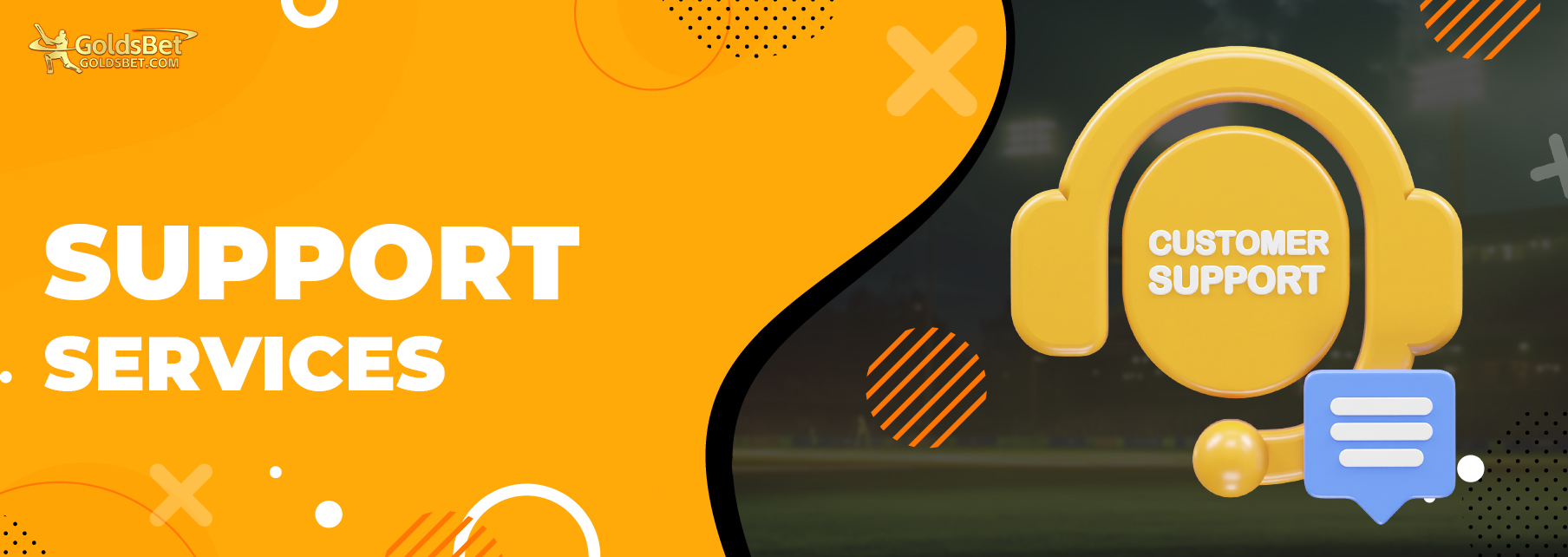 Available support services for Goldsbet customers from India